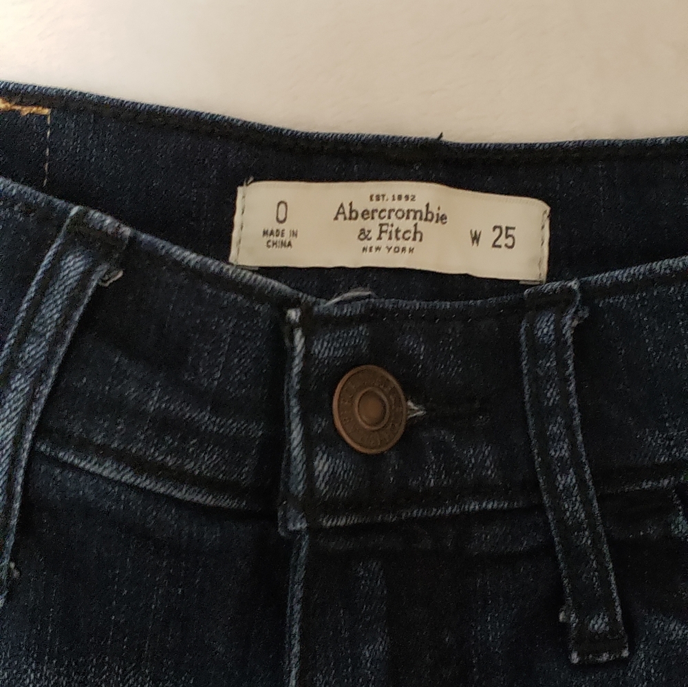 Abercrombie & Fitch Denim Shorts sz 25 - Picture 2 of 8